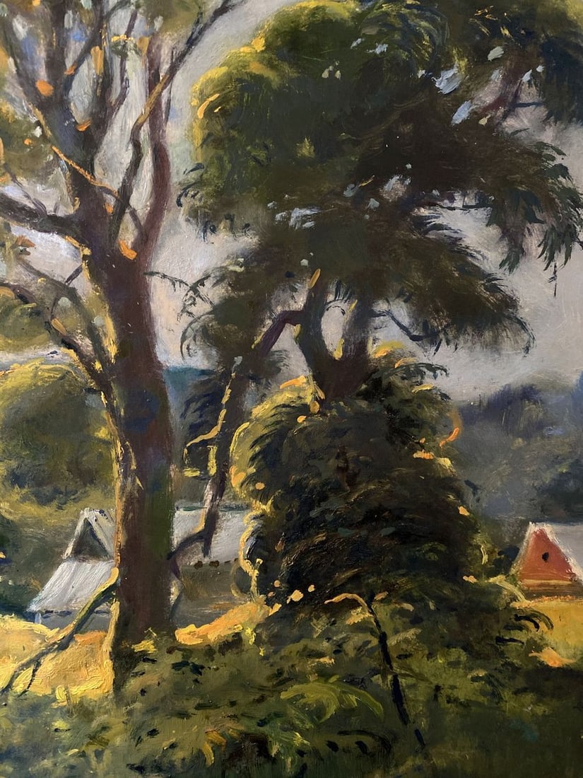 Oil painting Landscape with trees Litvinov Oleg Arkad'yevich - 8