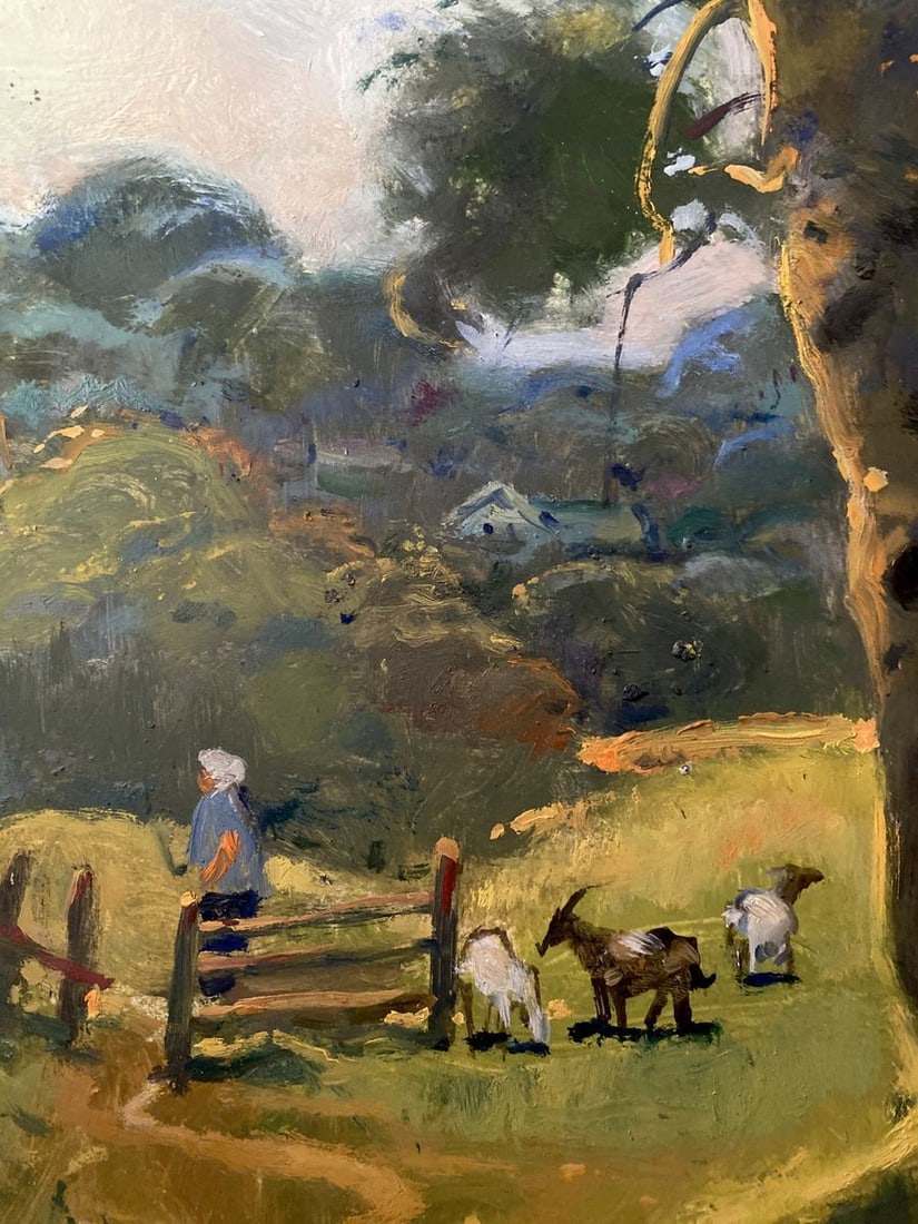 Oil painting Landscape with trees Litvinov Oleg Arkad'yevich - 9