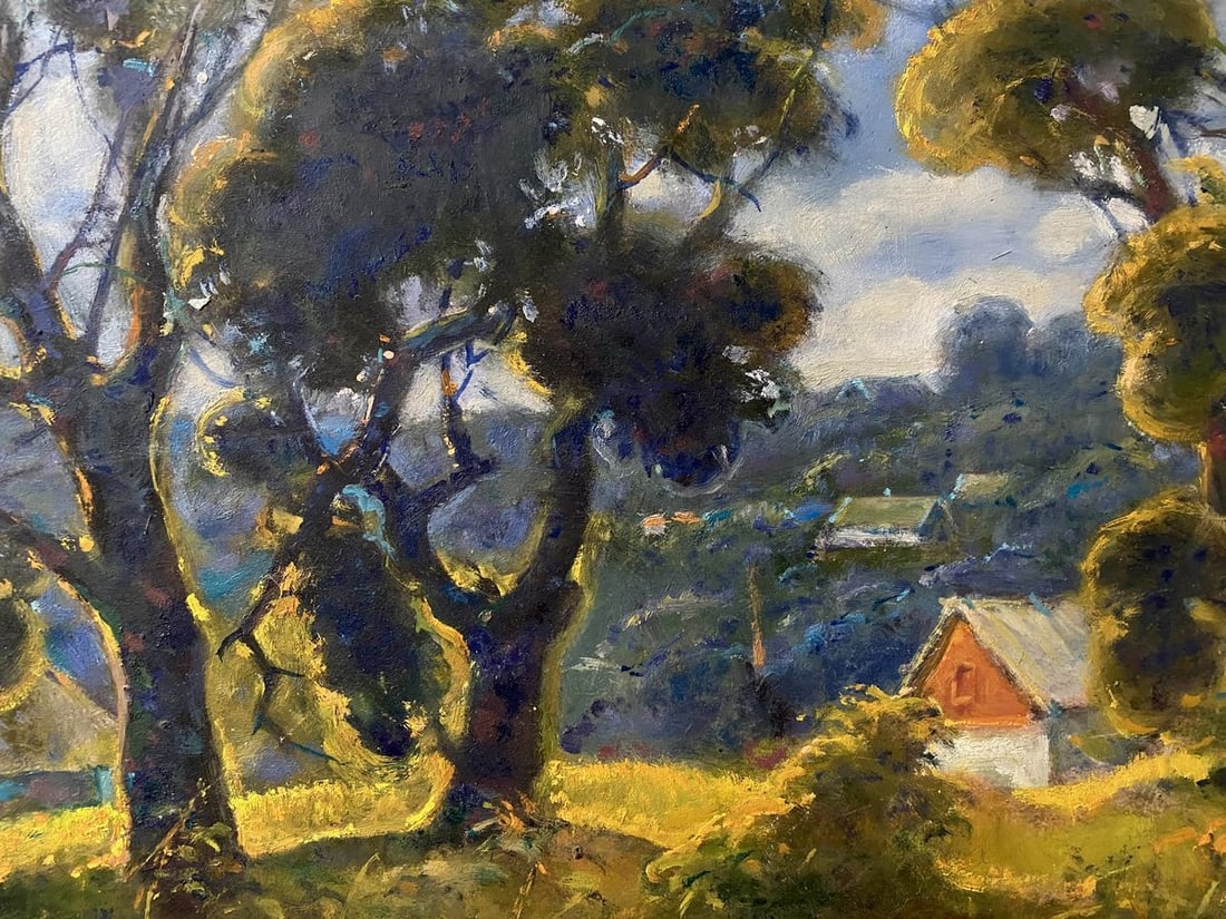 Oil painting After the rain Litvinov Oleg Arkad'yevich - 8