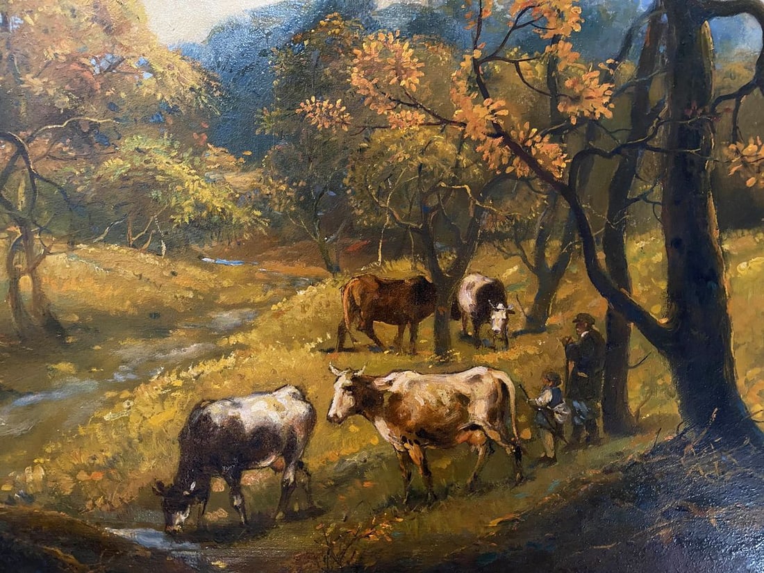 Oil painting October is already in the yard Litvinov Oleg Arkad'yevich - 11