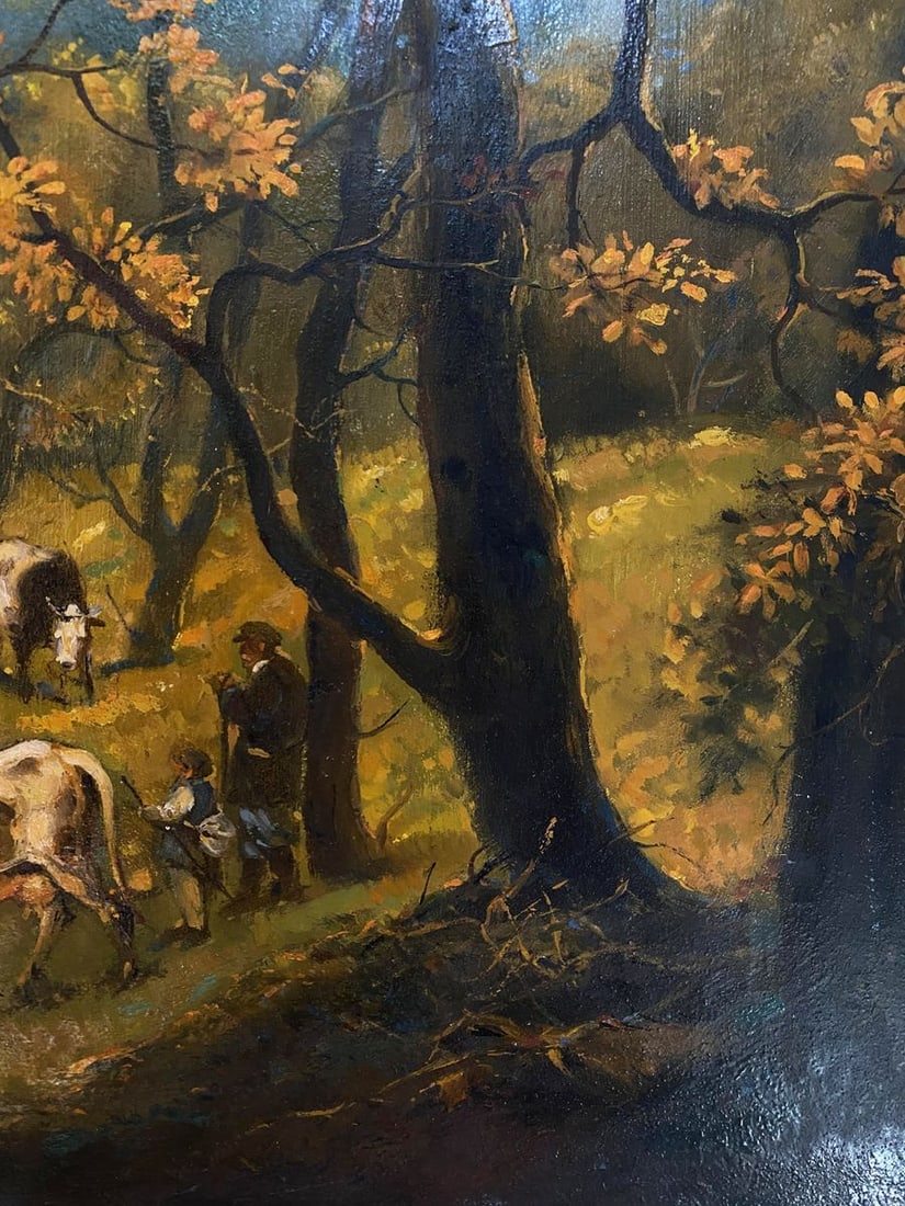 Oil painting October is already in the yard Litvinov Oleg Arkad'yevich - 2