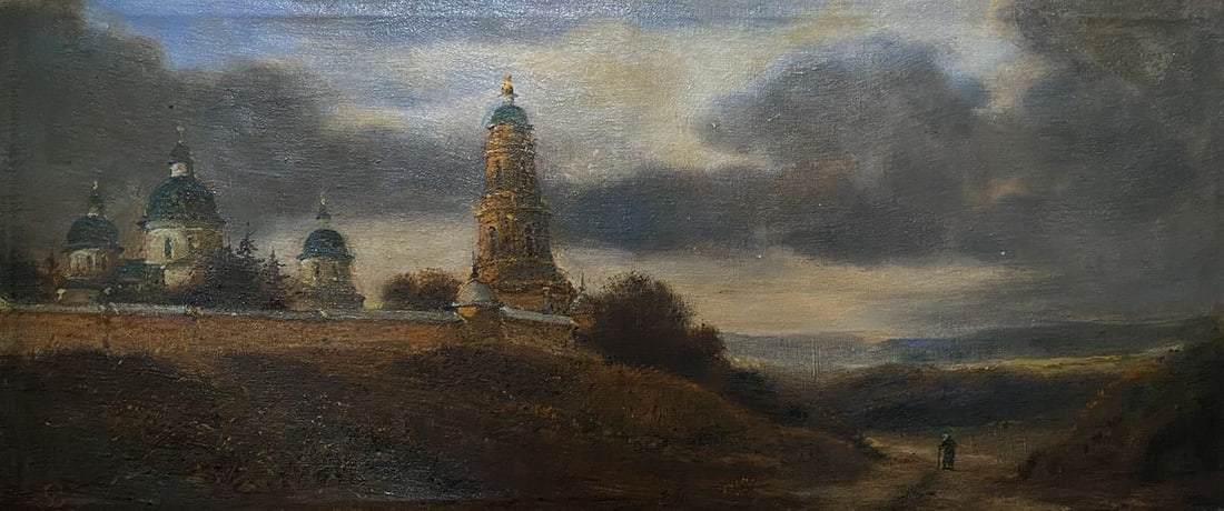 Oil, painting Before the rain Litvinov Oleg Arkad'yevich: NoLitv 755 *** ABOUT THIS PAINTING *** * TITLE: "Before the rain" * ARTISTS: Litvinov Oleg Arkad'yevich * SIZE: 22,5x54 cm/'8,85x21,25 inches' * MEDIUM: Oil. canvas * HAND PAINTED: Original painting