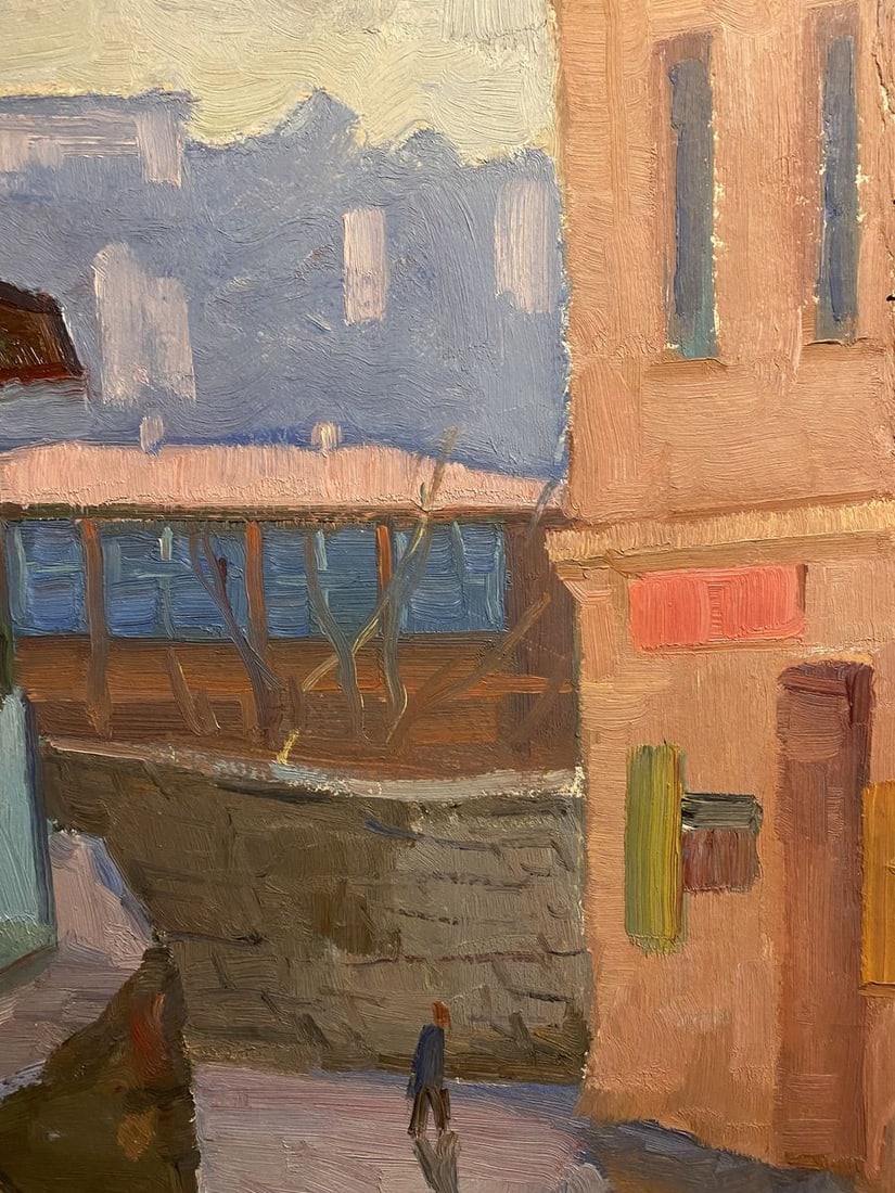 Oil painting Street bustle Nikolai Hrustalenko - 4