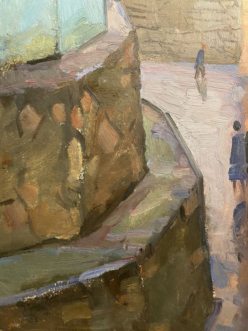 Oil painting Street bustle Nikolai Hrustalenko - 5
