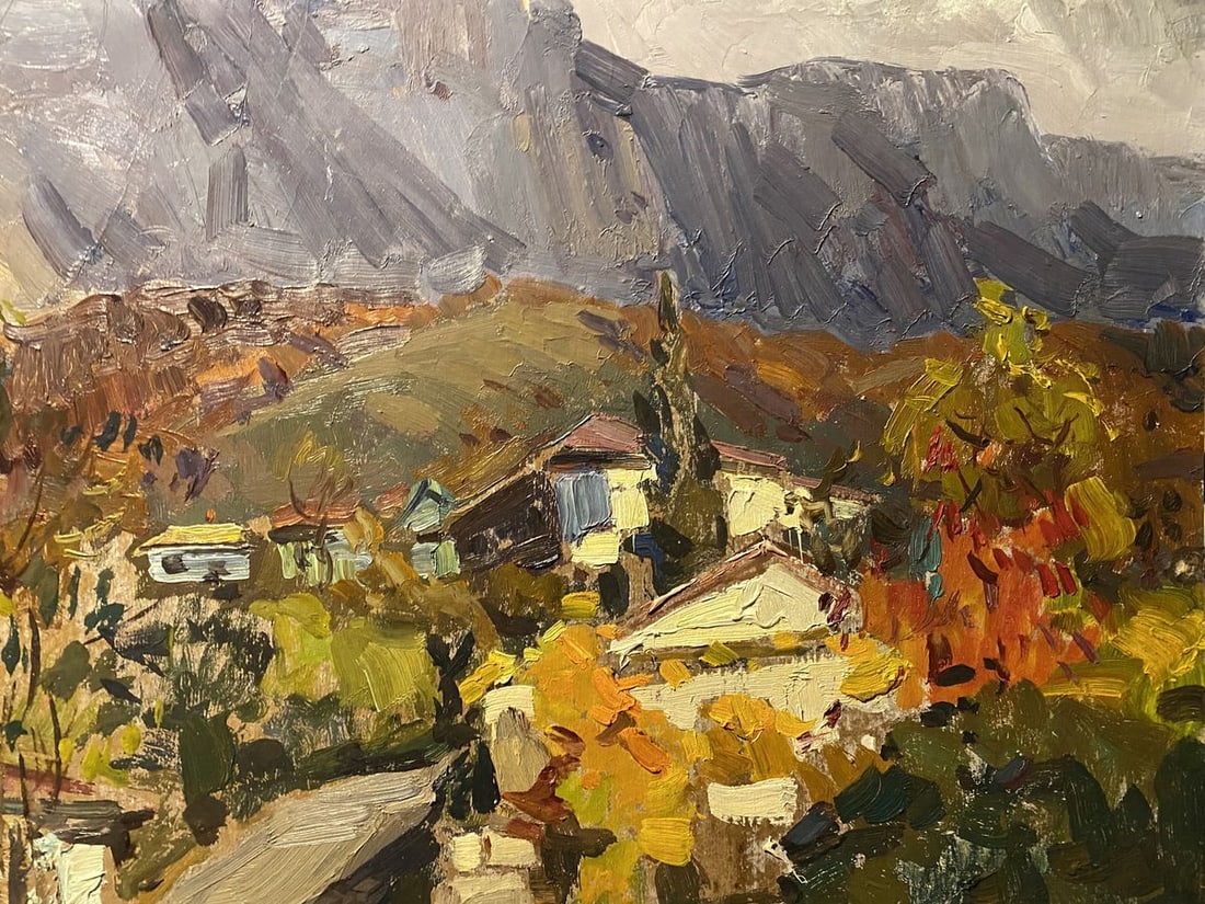 Oil painting Street in Bakhchisarai Mikhail Kobylenkov - 5