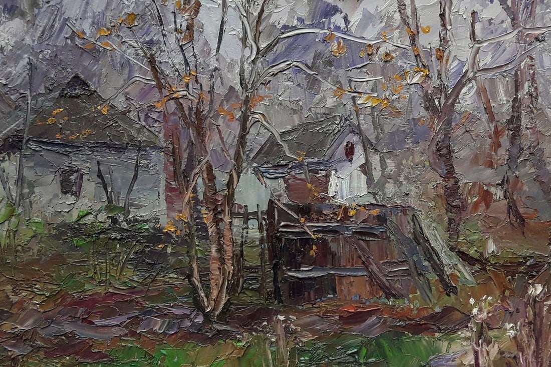 Oil painting Abandoned yard / Serdyuk Boris Petrovich - 4