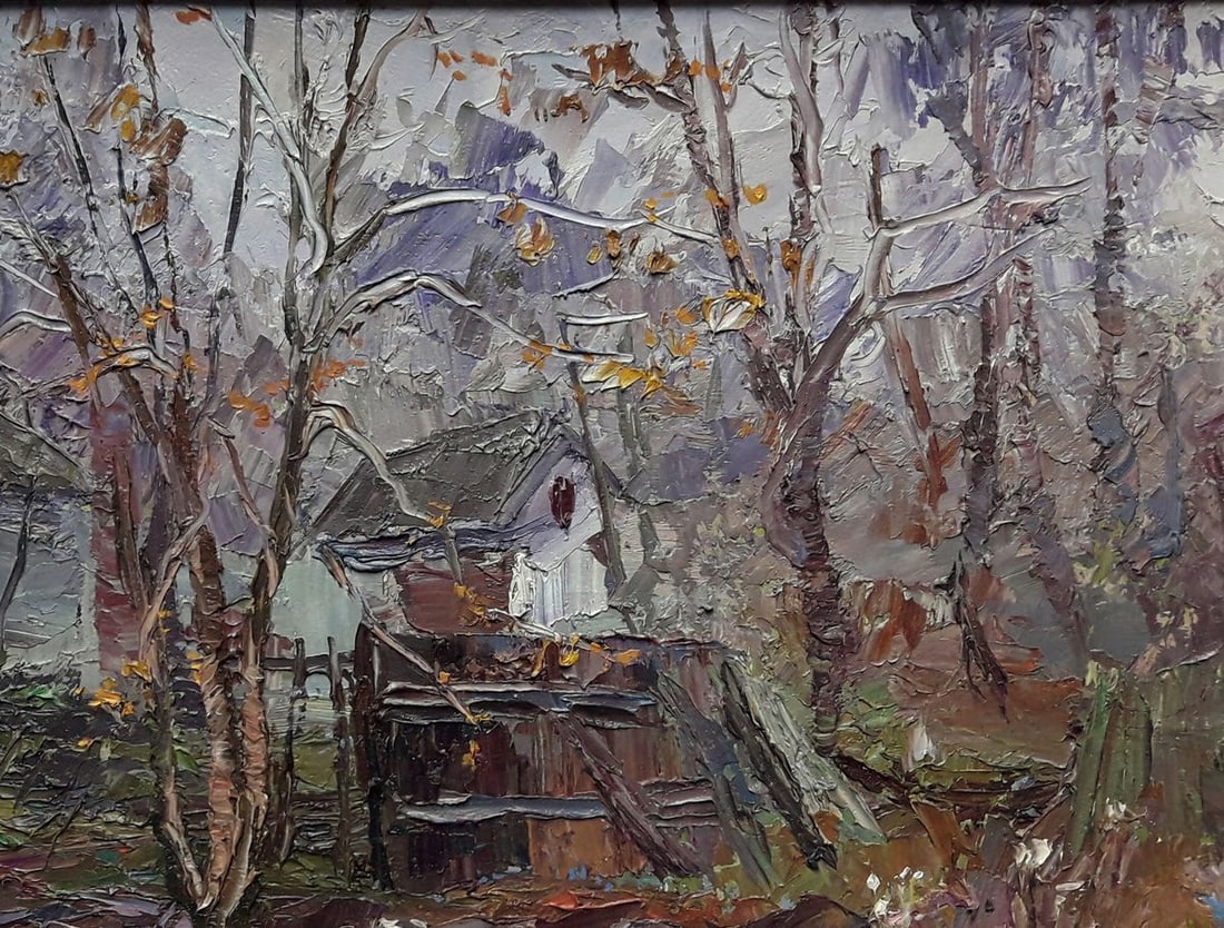 Oil painting Abandoned yard / Serdyuk Boris Petrovich - 5