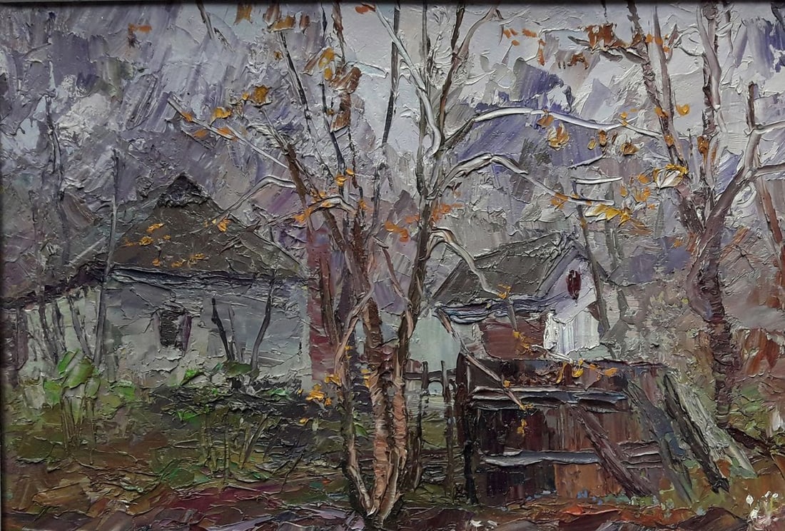Oil painting Abandoned yard / Serdyuk Boris Petrovich - 6