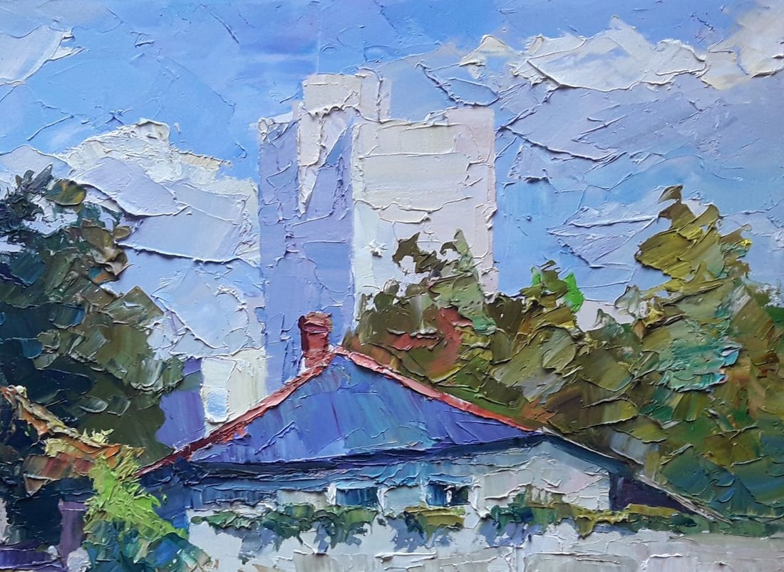 Oil painting August day Serdyuk Boris Petrovich - 3