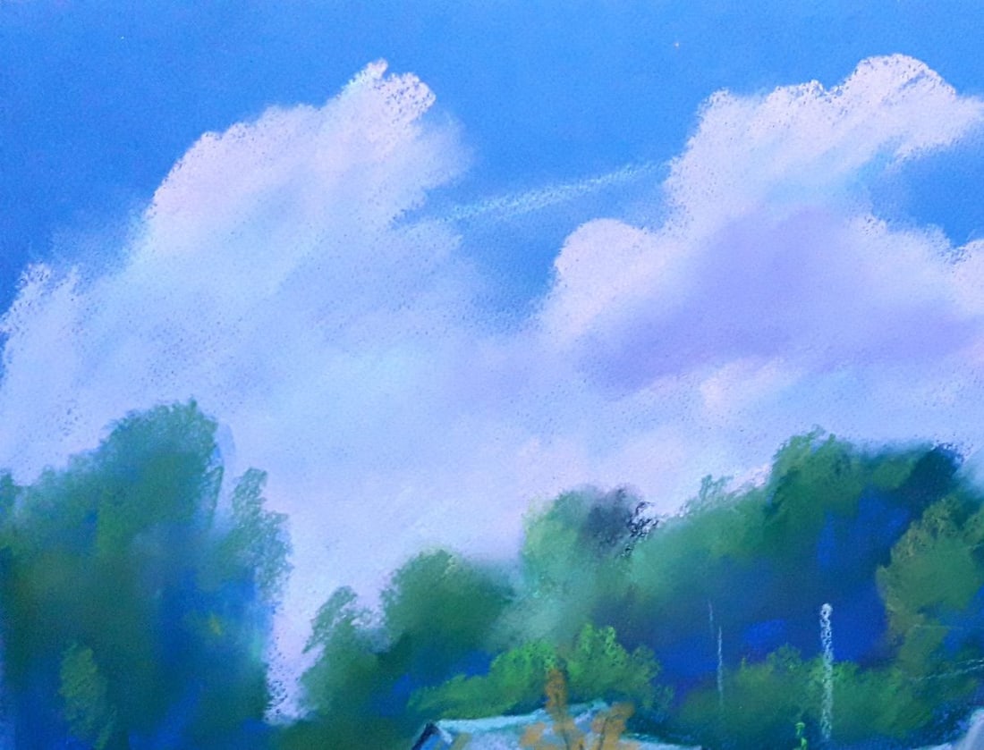 Pastel painting Rattlesnake Serdyuk Boris Petrovich - 2