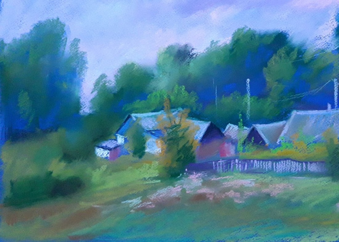 Pastel painting Rattlesnake Serdyuk Boris Petrovich - 4