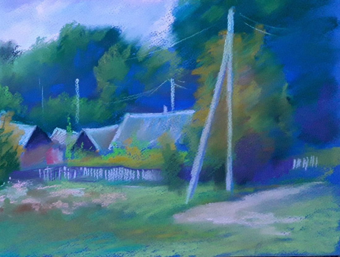 Pastel painting Rattlesnake Serdyuk Boris Petrovich - 5