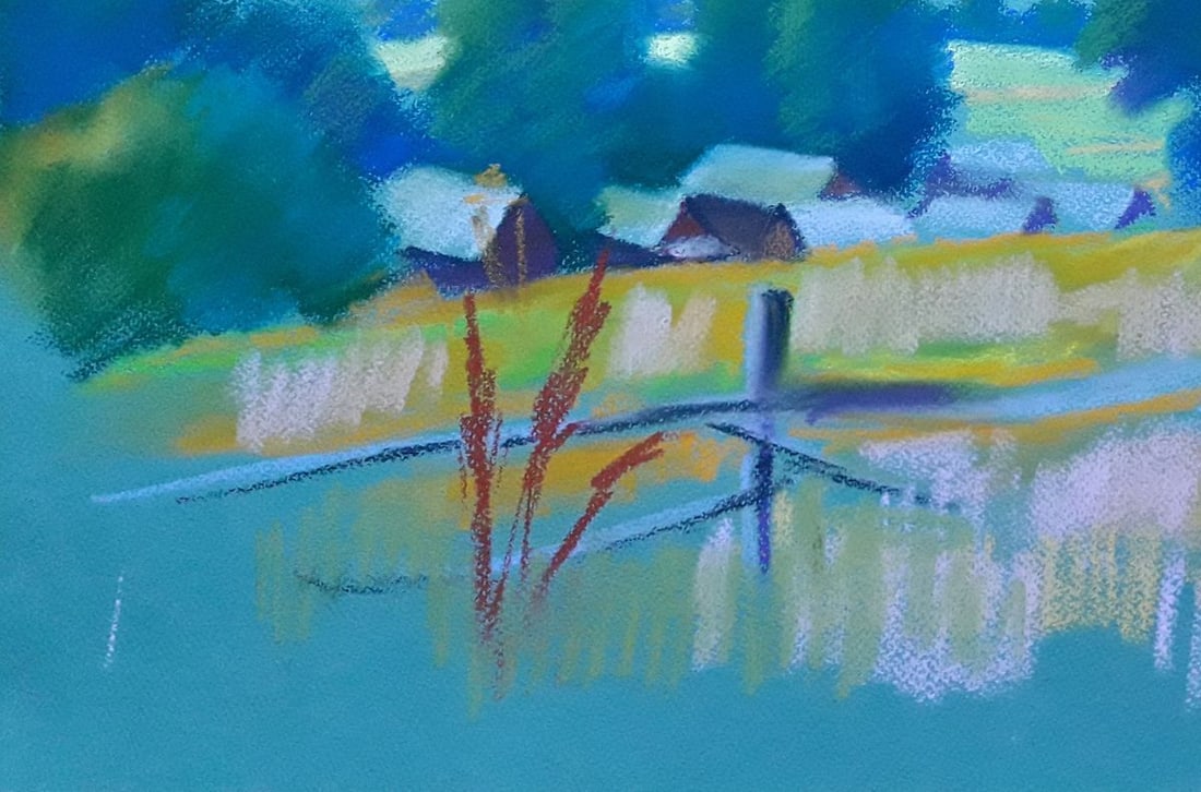 Pastel painting Somewhere on the outskirts Serdyuk Boris Petrovich - 4