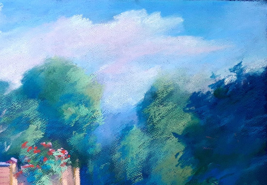 Pastel painting Summer day Serdyuk Boris Petrovich - 3