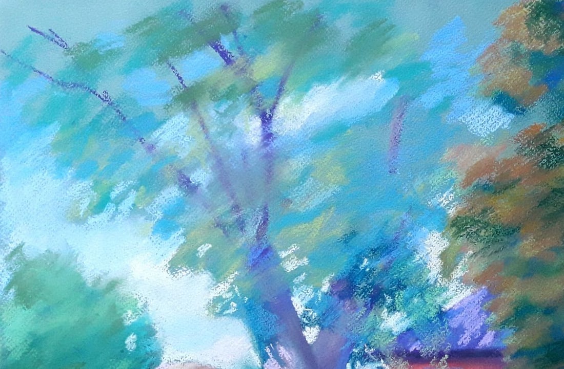 Pastel painting Sun glare Serdyuk Boris Petrovich - 2