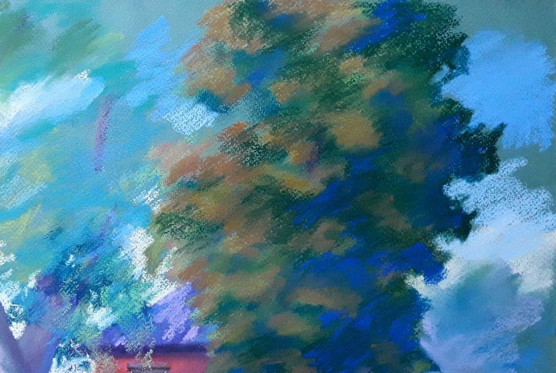 Pastel painting Sun glare Serdyuk Boris Petrovich - 3