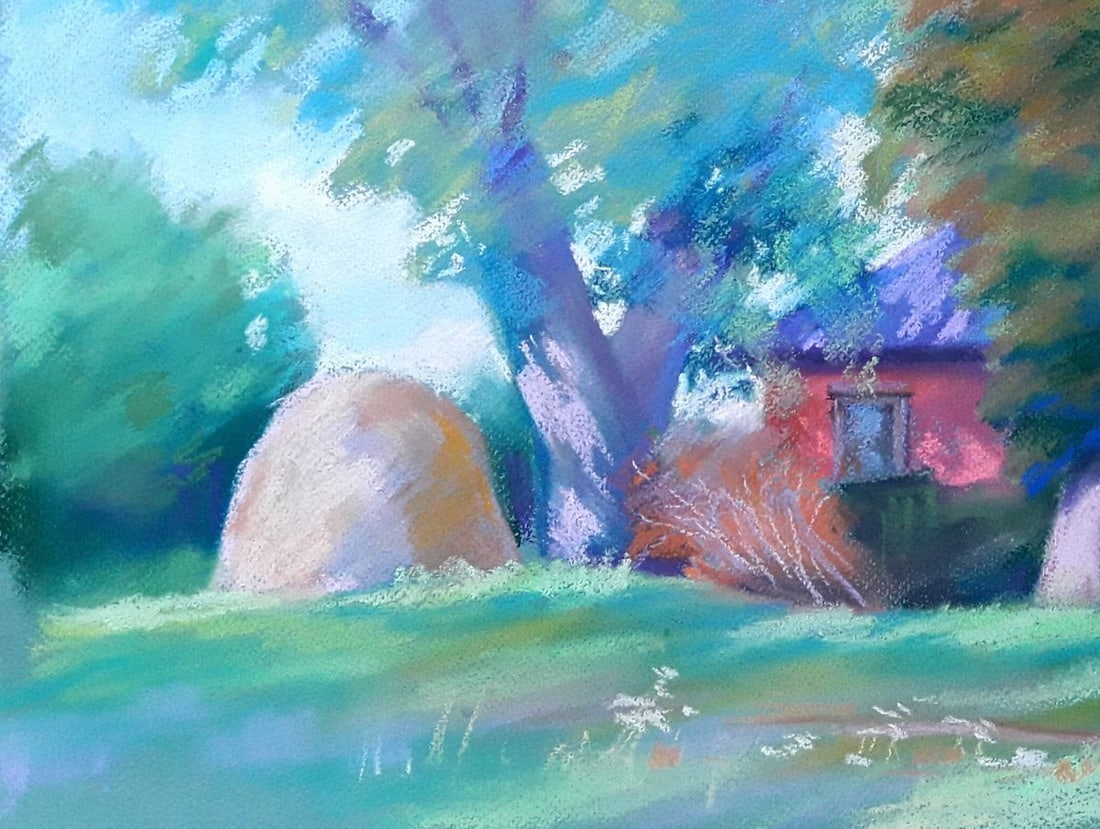 Pastel painting Sun glare Serdyuk Boris Petrovich - 4