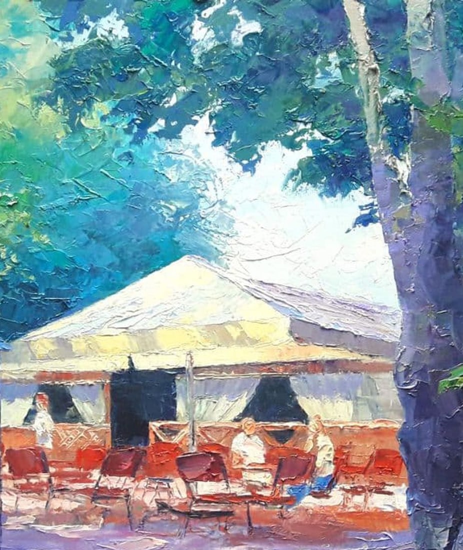 Oil painting Caravan Cafe Serdyuk Boris Petrovich - 4