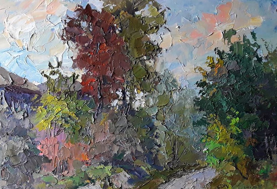 Oil painting Rural landscape Serdyuk Boris Petrovich - 3