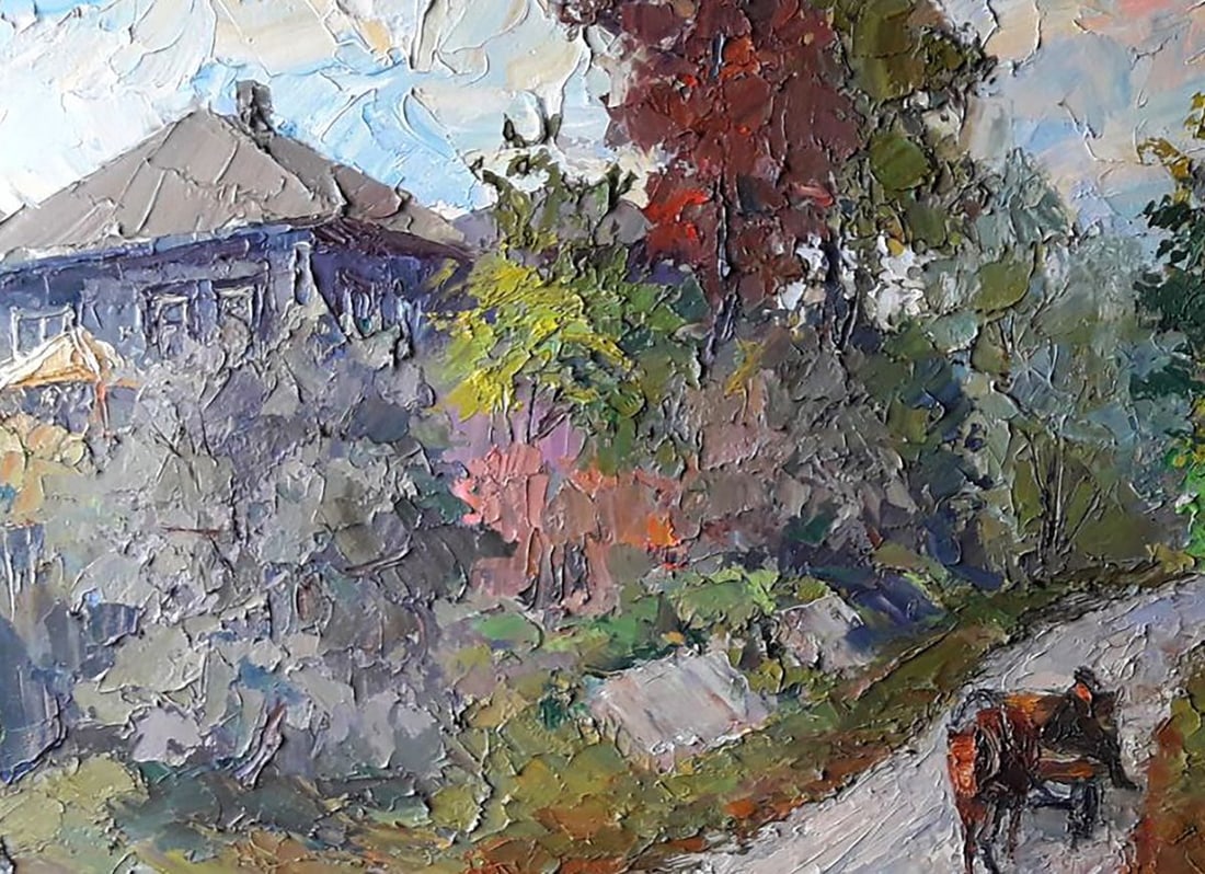 Oil painting Rural landscape Serdyuk Boris Petrovich - 6