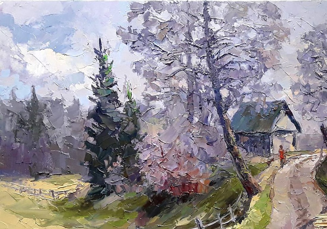 Oil painting The vicinity of Vorokhta Serdyuk Boris Petrovich - 2