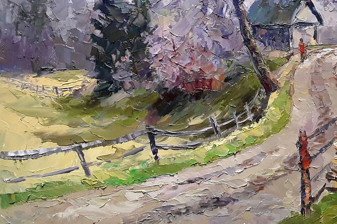 Oil painting The vicinity of Vorokhta Serdyuk Boris Petrovich - 4