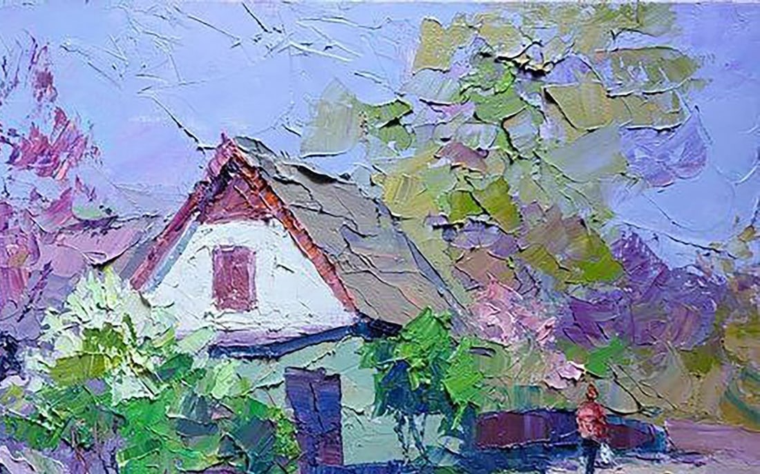 Oil painting White lilac bush Serdyuk Boris Petrovich - 3