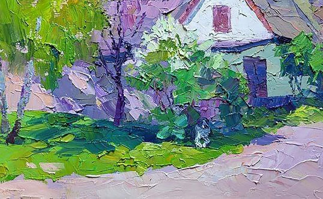 Oil painting White lilac bush Serdyuk Boris Petrovich - 4