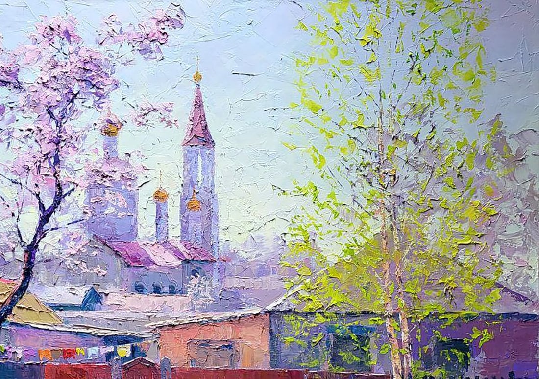 Oil painting April rays Serdyuk Boris Petrovich - 3