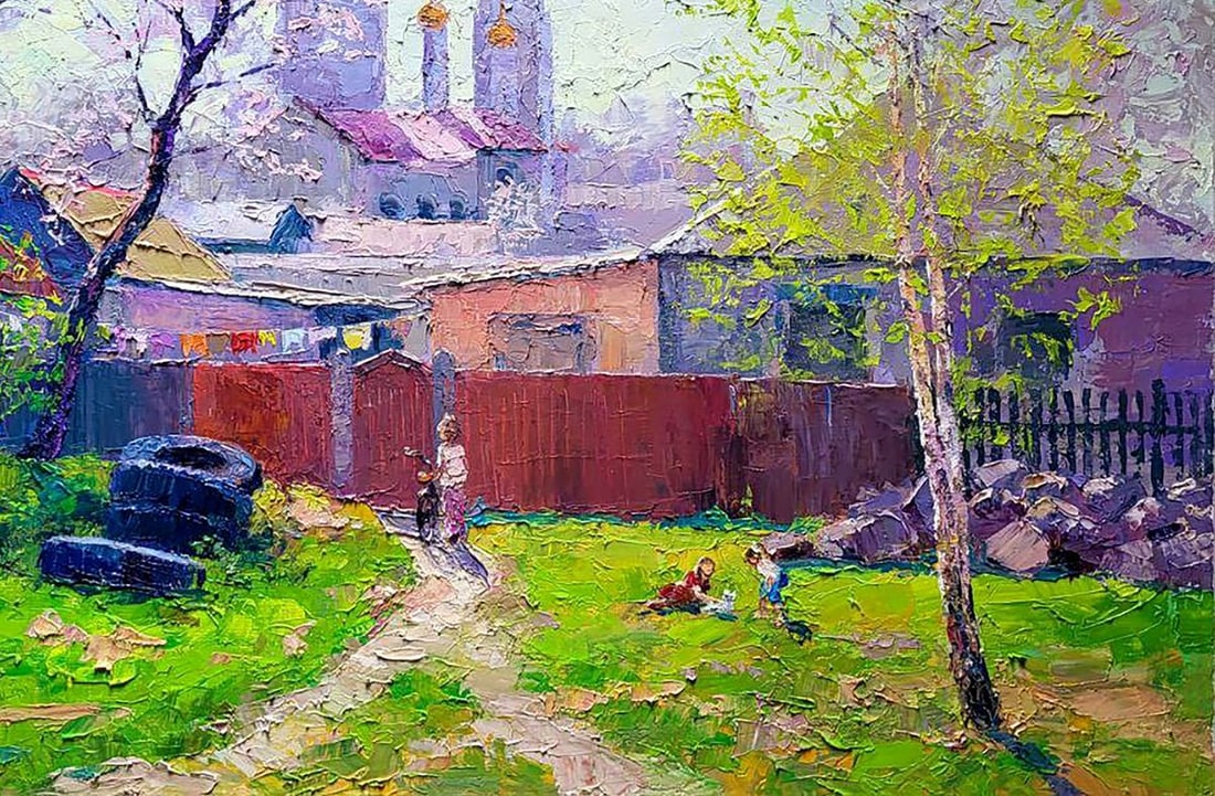 Oil painting April rays Serdyuk Boris Petrovich - 5