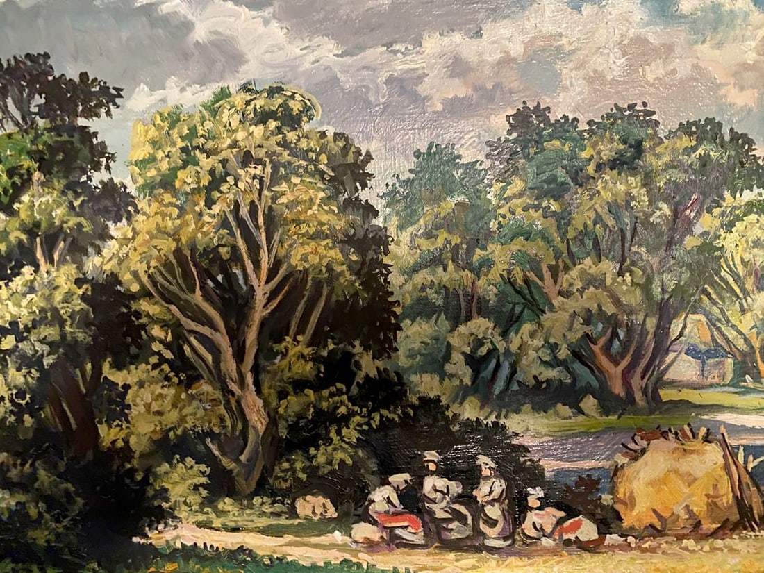 Oil painting Native places Alexander Arkadievich Litvinov - 2