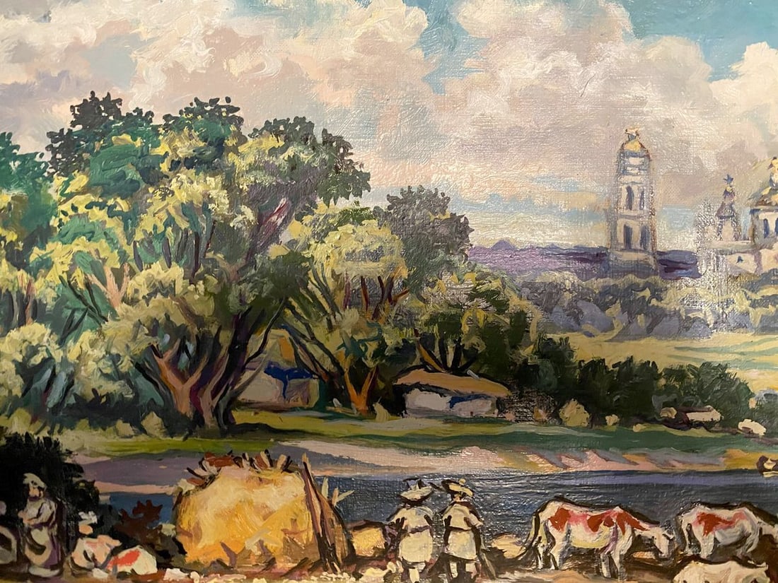 Oil painting Native places Alexander Arkadievich Litvinov - 3
