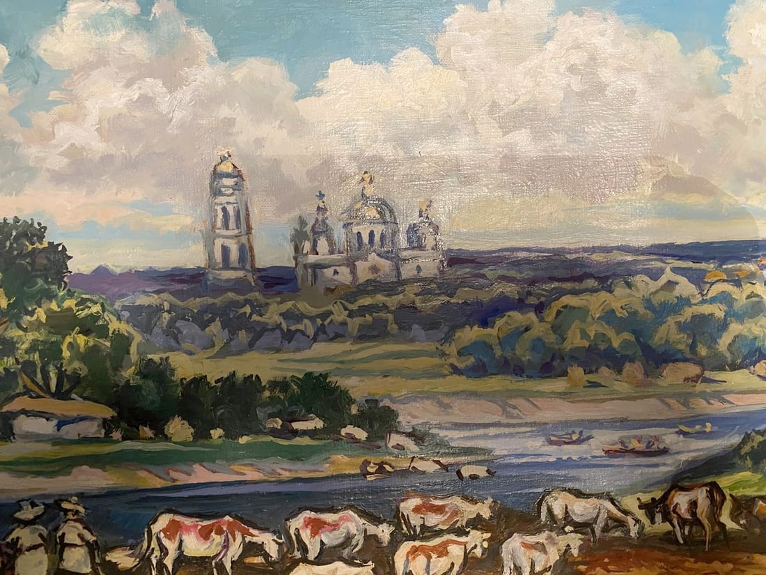 Oil painting Native places Alexander Arkadievich Litvinov - 4