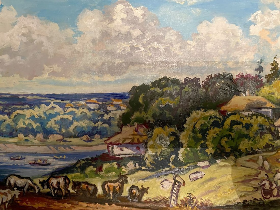Oil painting Native places Alexander Arkadievich Litvinov - 5