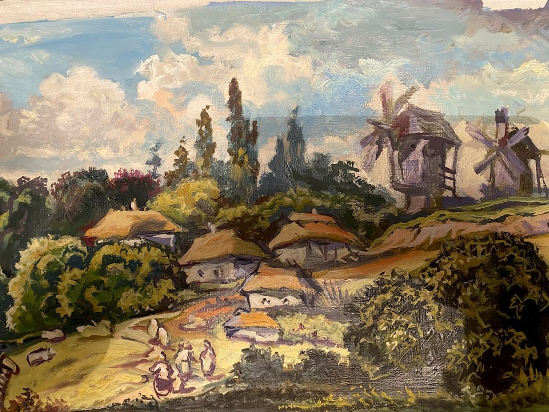 Oil painting Native places Alexander Arkadievich Litvinov - 6