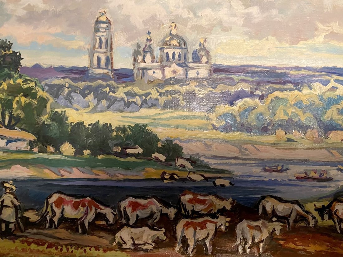 Oil painting Native places Alexander Arkadievich Litvinov - 7