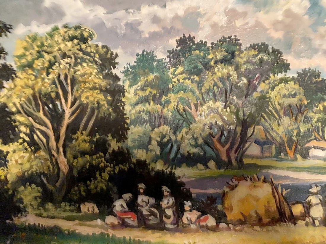 Oil painting Native places Alexander Arkadievich Litvinov - 8
