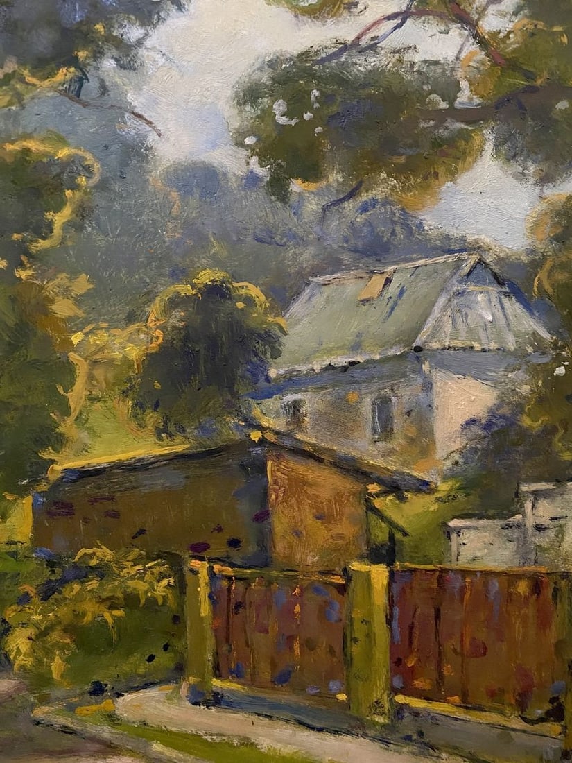 Oil painting Outskirts Litvinov Oleg Arkad'yevich - 11