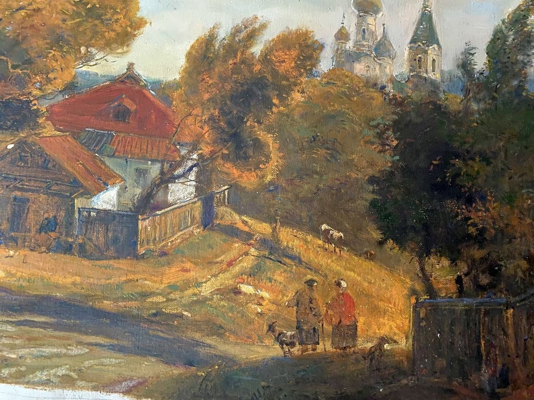 Oil painting Evening call Litvinov Oleg Arkad'yevich - 2