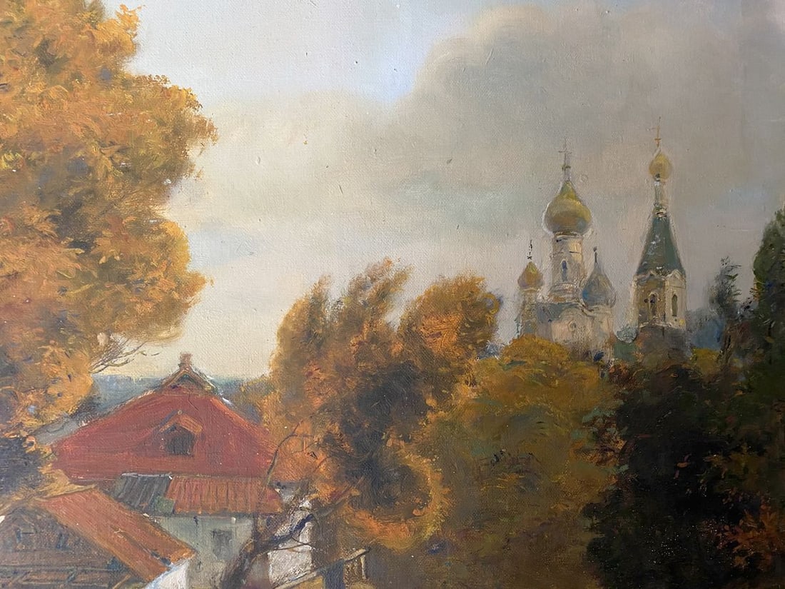 Oil painting Evening call Litvinov Oleg Arkad'yevich - 3