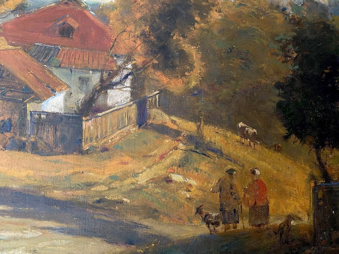 Oil painting Evening call Litvinov Oleg Arkad'yevich - 9