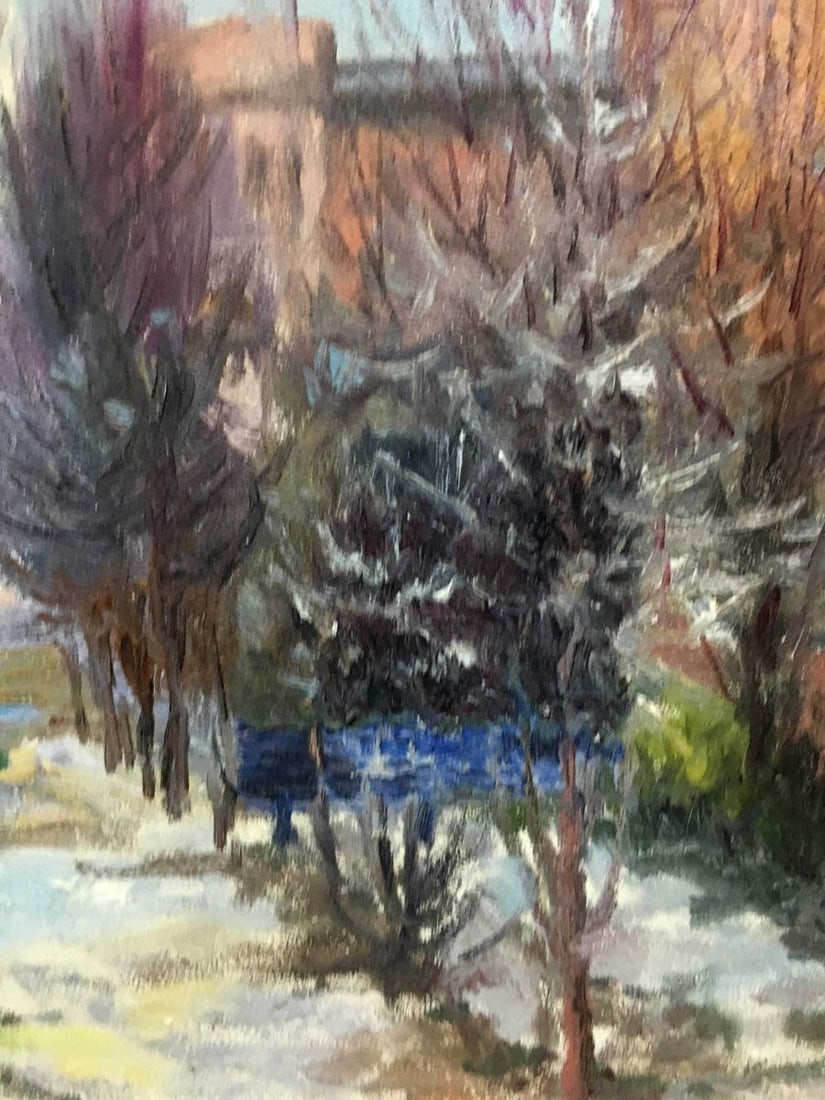 High-rise buildings oil painting Psunenko - 3