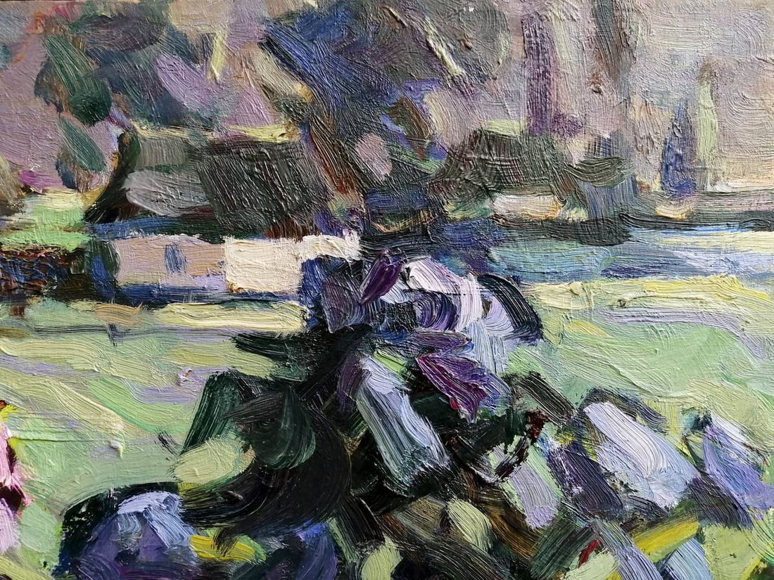 Oil painting In the garden Kalenyuk Alex - 3