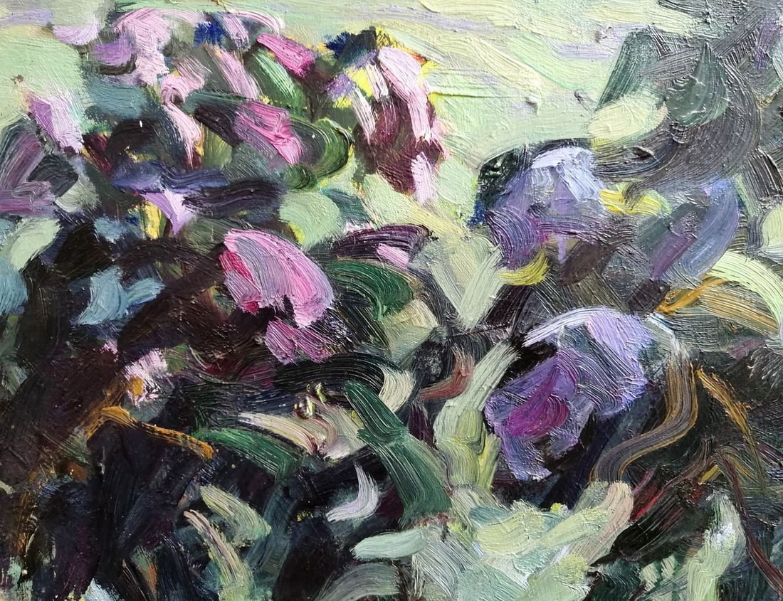 Oil painting In the garden Kalenyuk Alex - 5