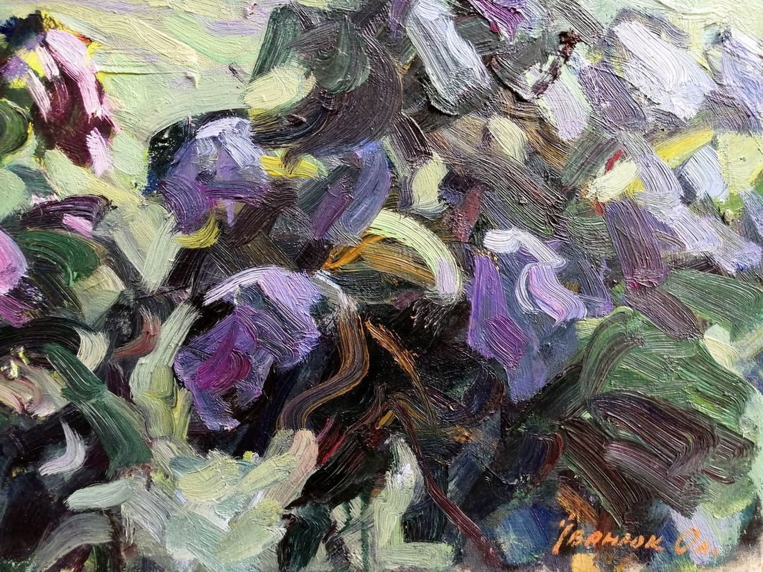 Oil painting In the garden Kalenyuk Alex - 6