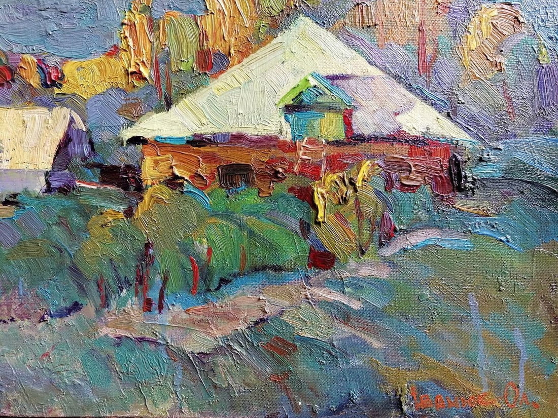 Oil painting Country life Kalenyuk Alex - 6