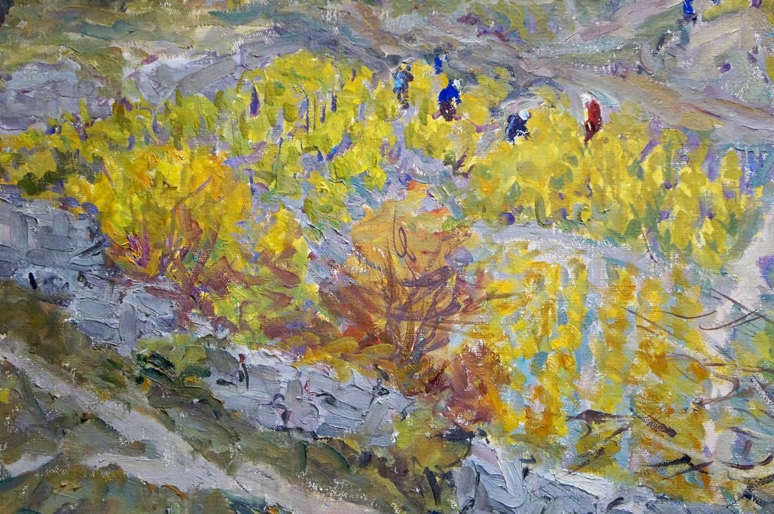 Oil painting Vegetable gardens Basov Yakov Alexandrovich - 6
