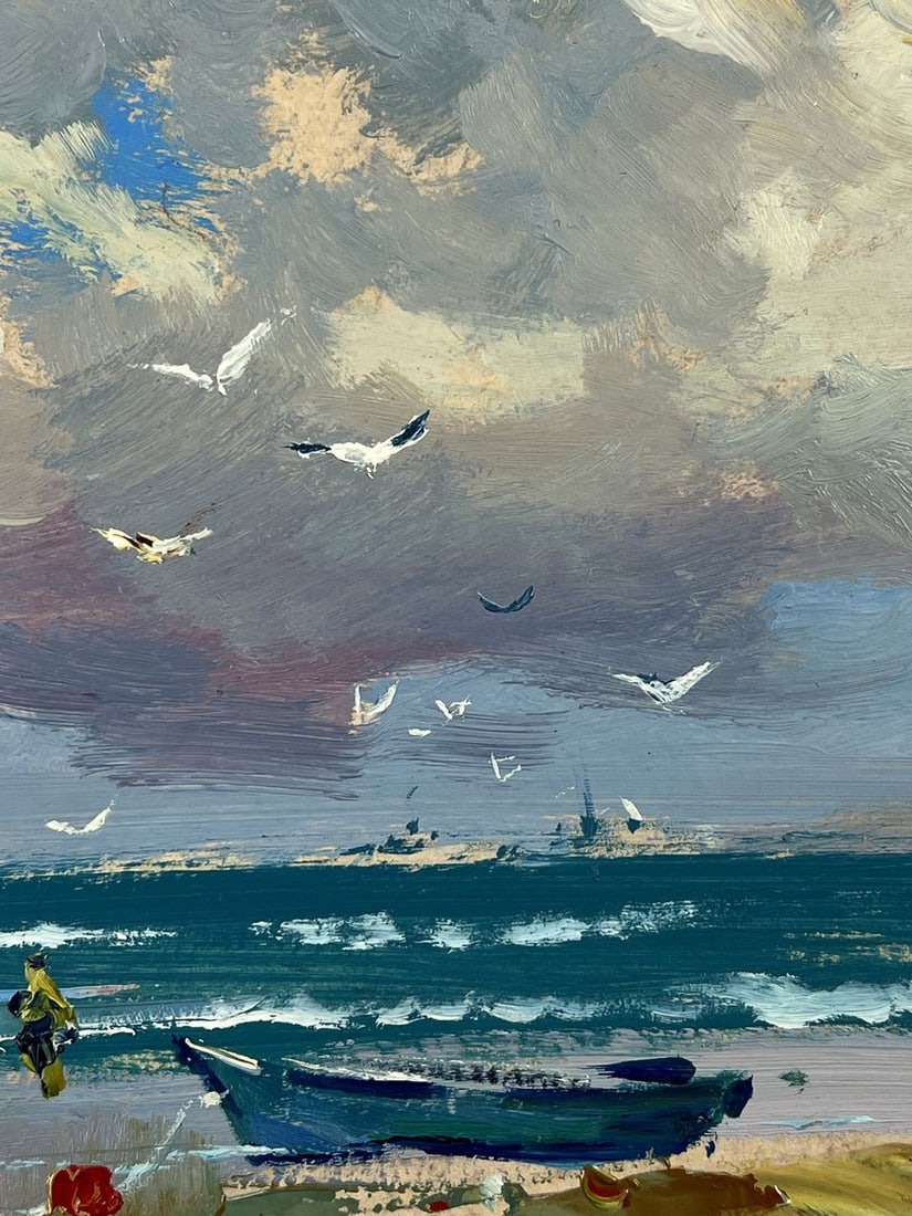Oil painting Boat on the Seashore Yuriy Suprunchuk - 10