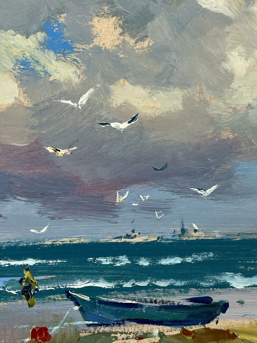 Oil painting Boat on the Seashore Yuriy Suprunchuk - 9