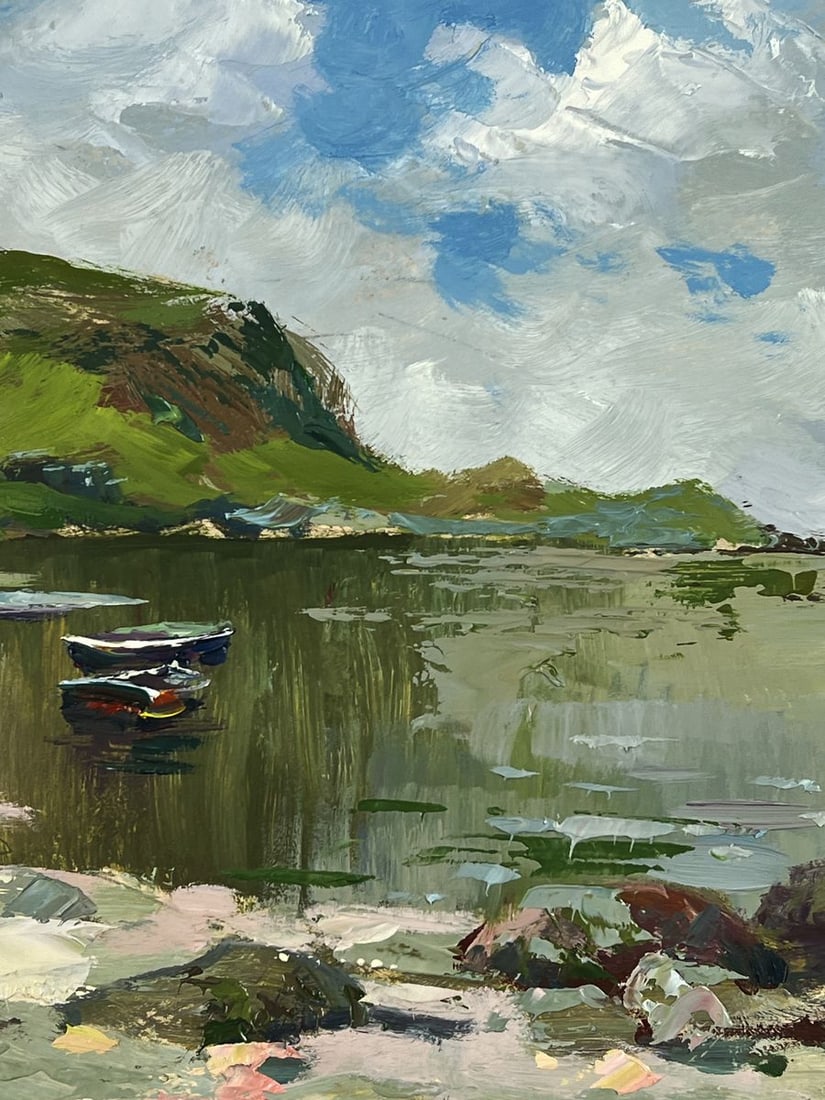 Oil painting Boats on the Shore of the Endless Sea Yuriy Suprunchuk - 10